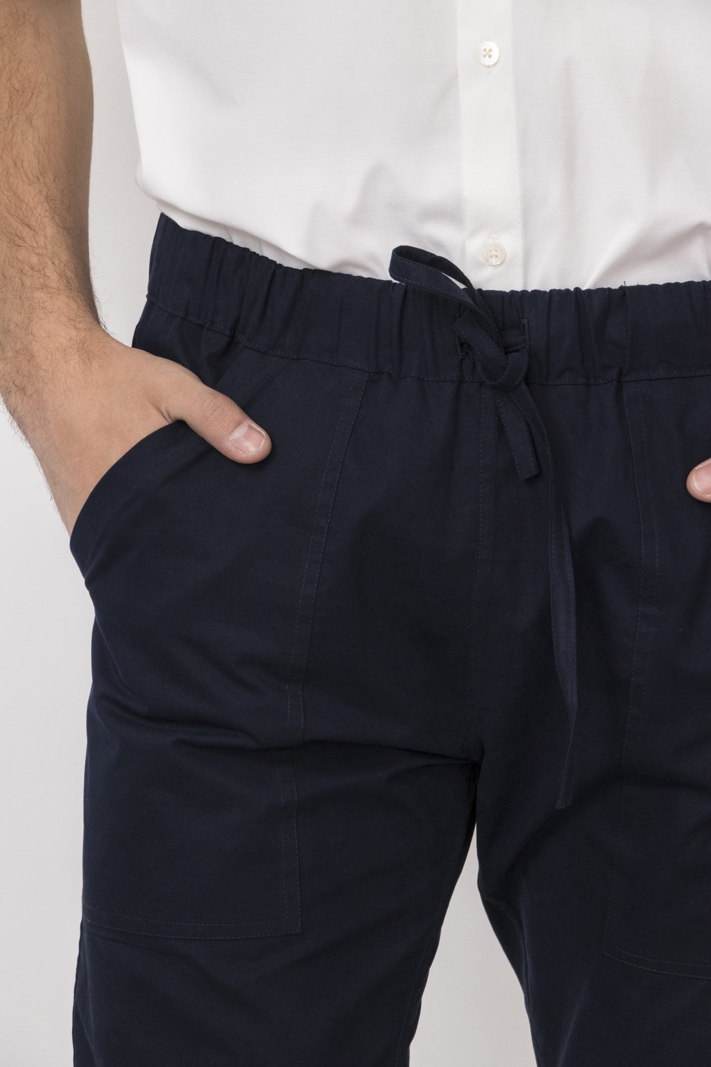 Gallium Cotton Twill Drawstring Pants