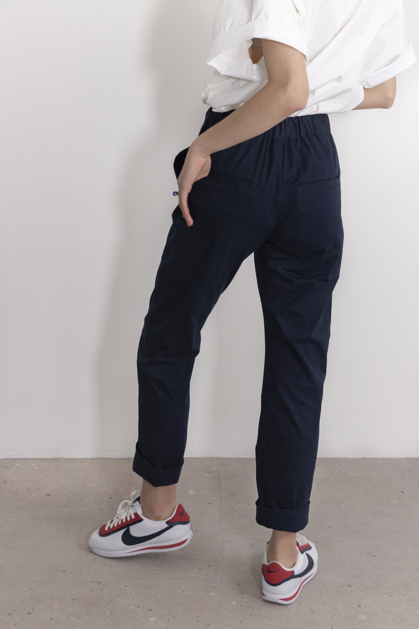 Gallium Cotton Twill Drawstring Pants