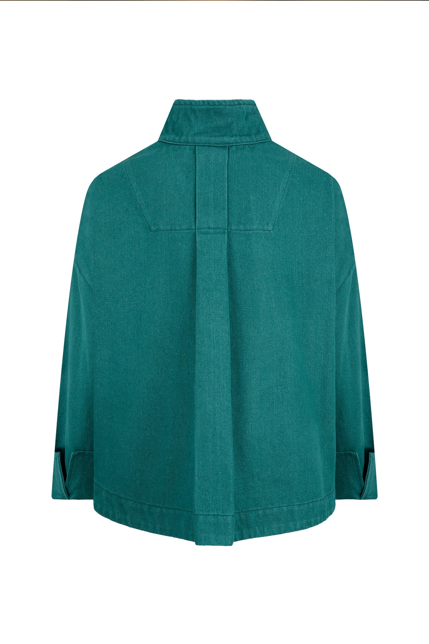 Lianne Washed Denim Multi Pocket Cropped Jacket