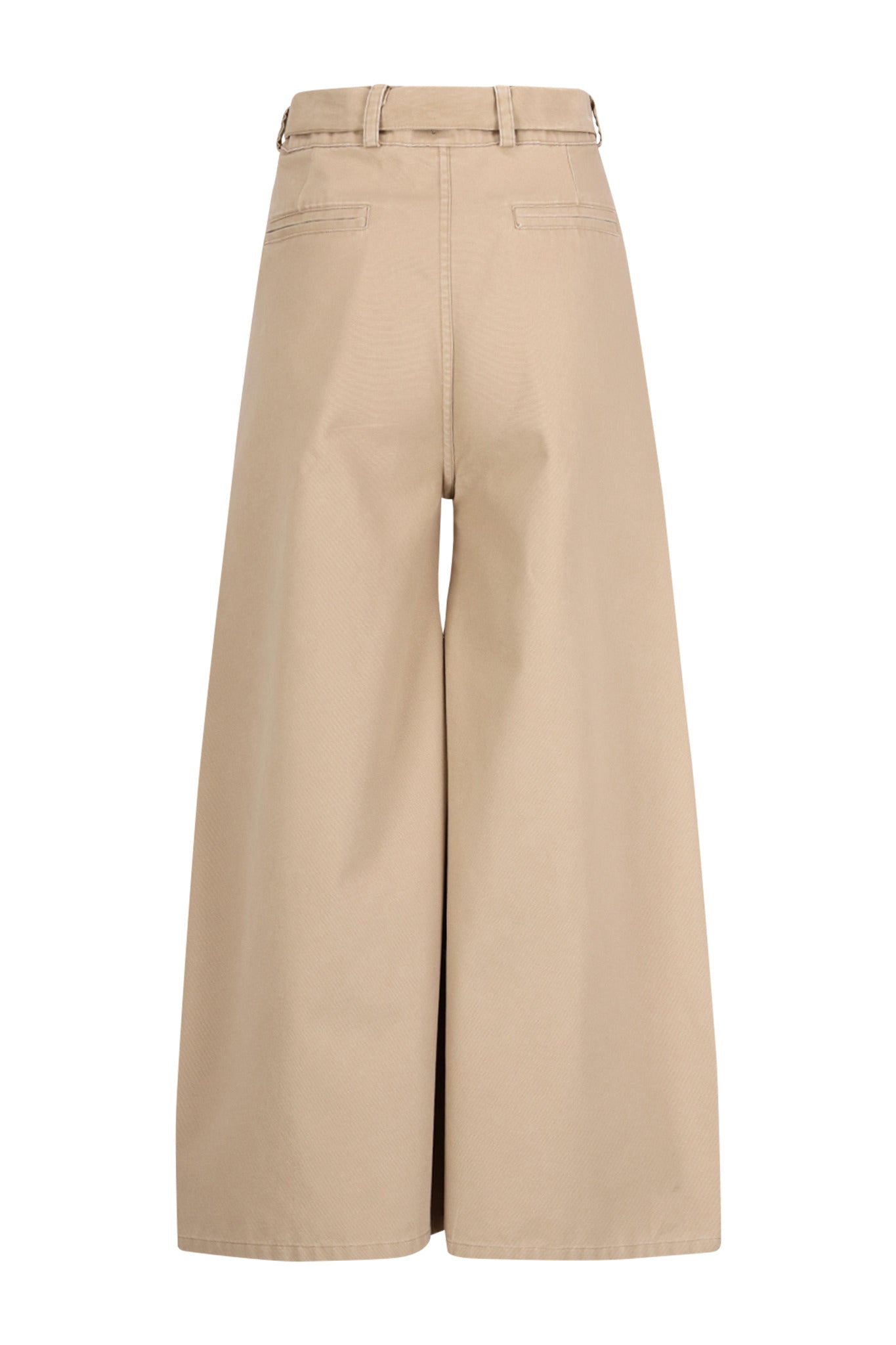 Luca Front Fold Washed Canvas Pants