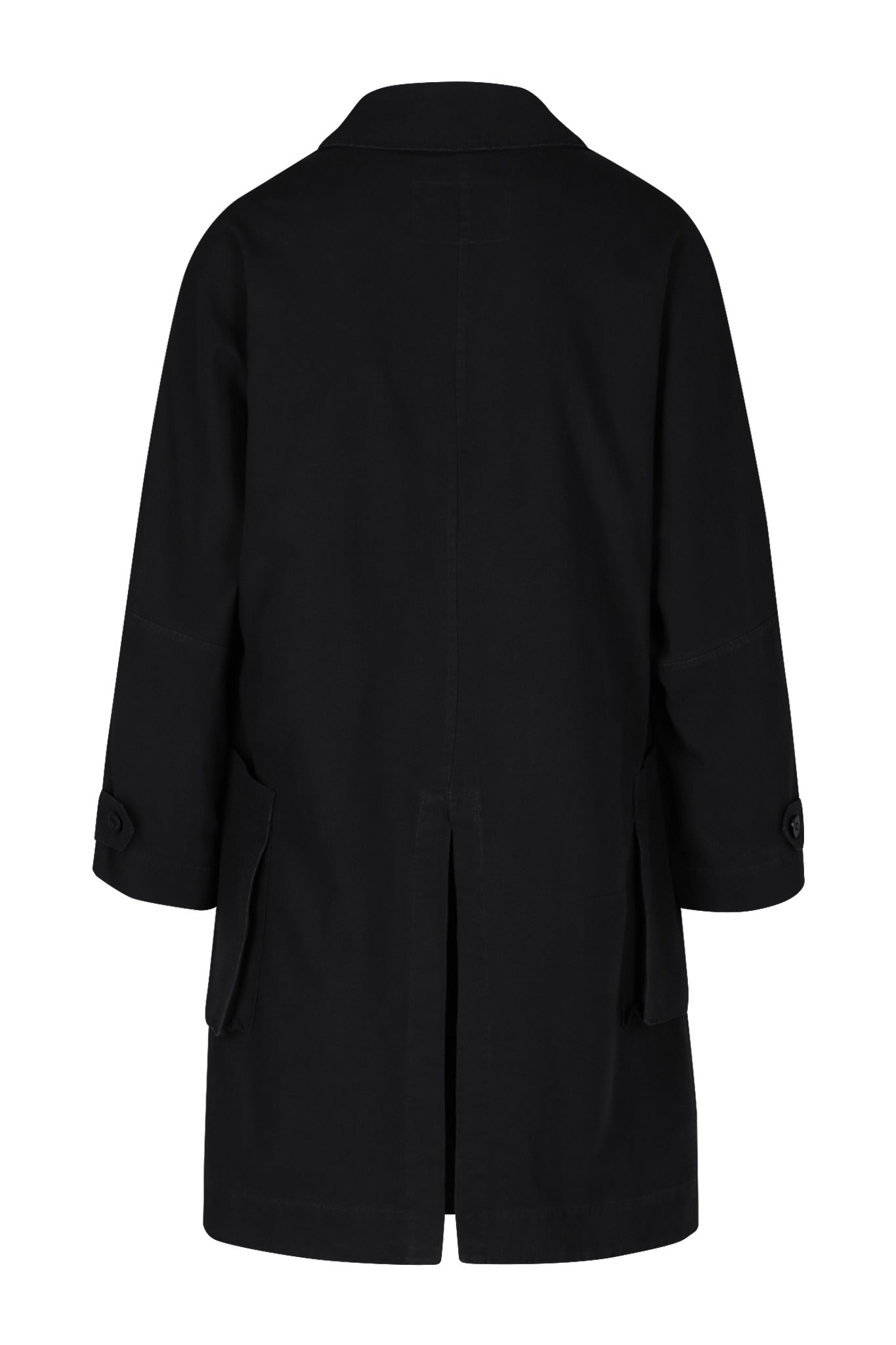 Gabardina de lona lavada con textura Macadamia