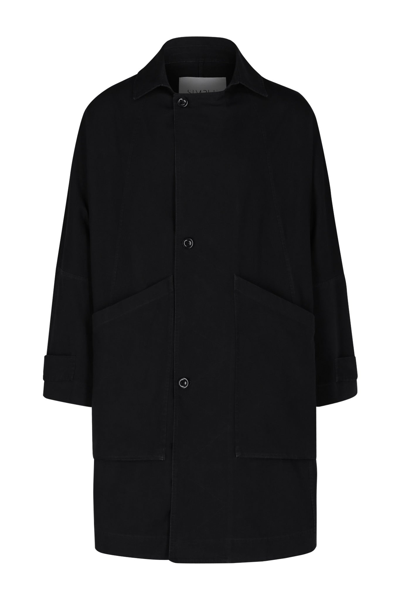 Gabardina de lona lavada con textura Macadamia