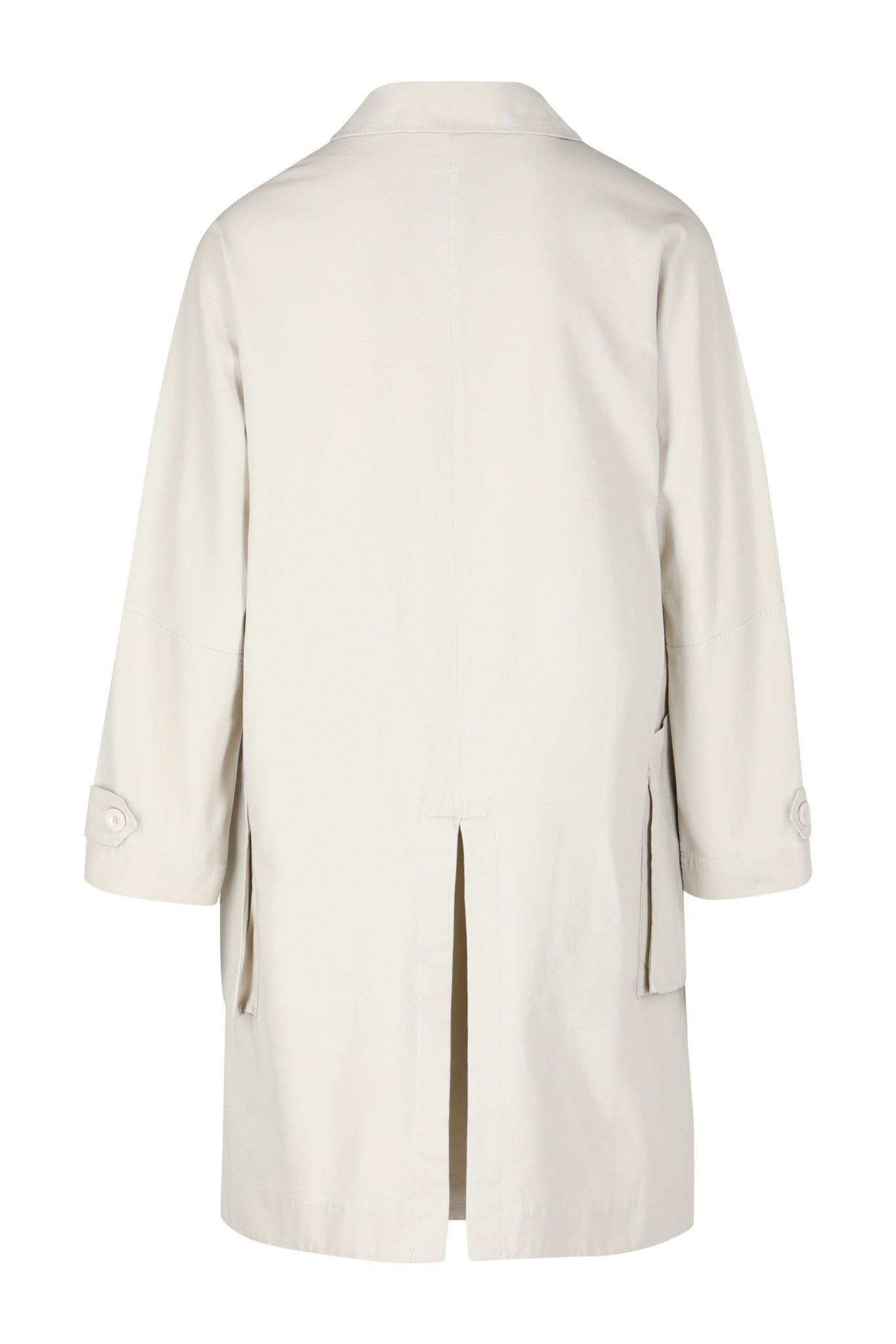 Gabardina de lona lavada con textura Macadamia