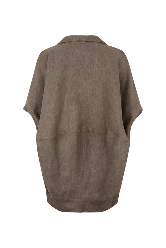 Conejito Oversized Linen Vest