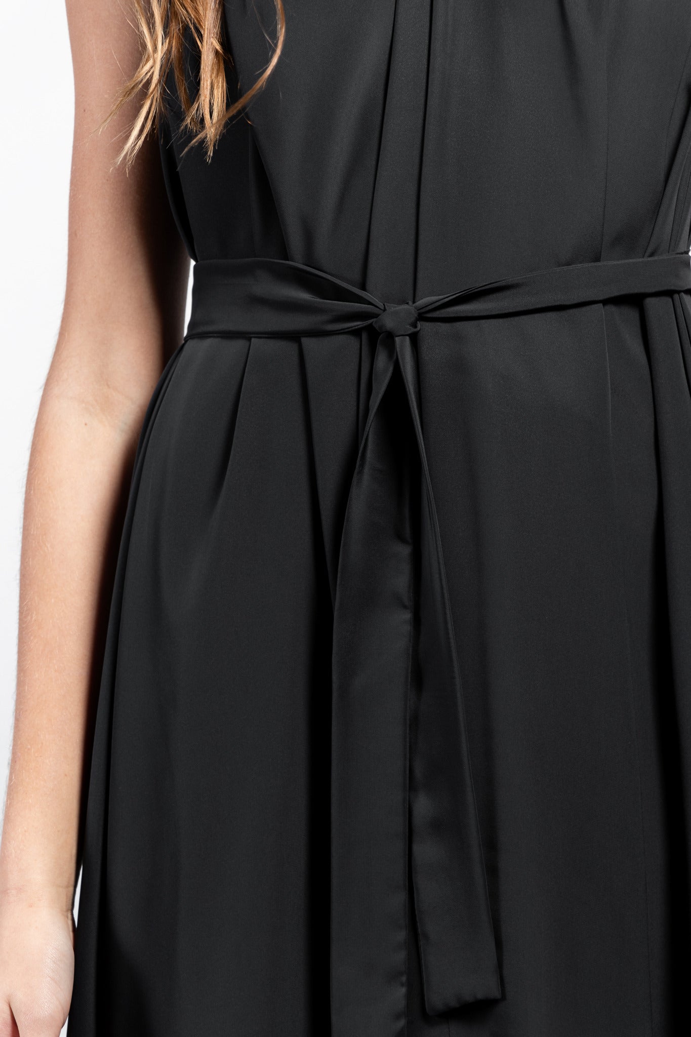 Rea Crêpe de Chine Midi Wrap Dress