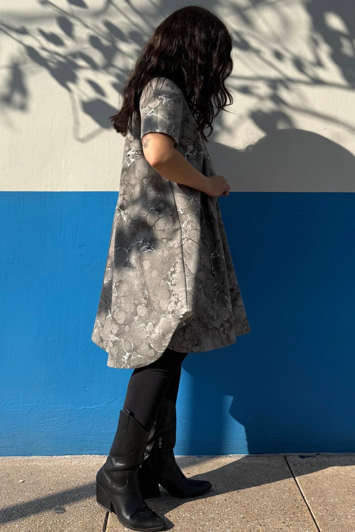 Vestido Savannah en Algodón Marmoleado