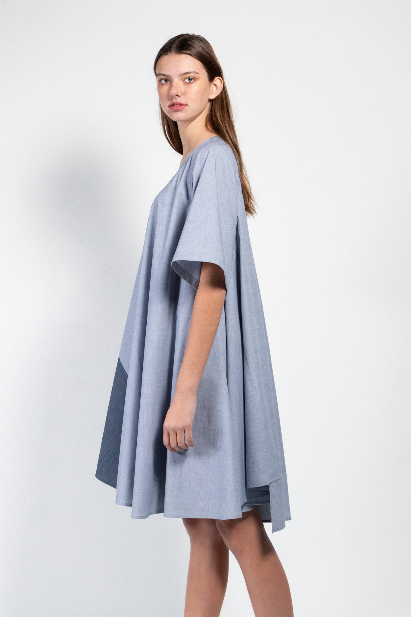 Vestido Juno en algodón jaspeado