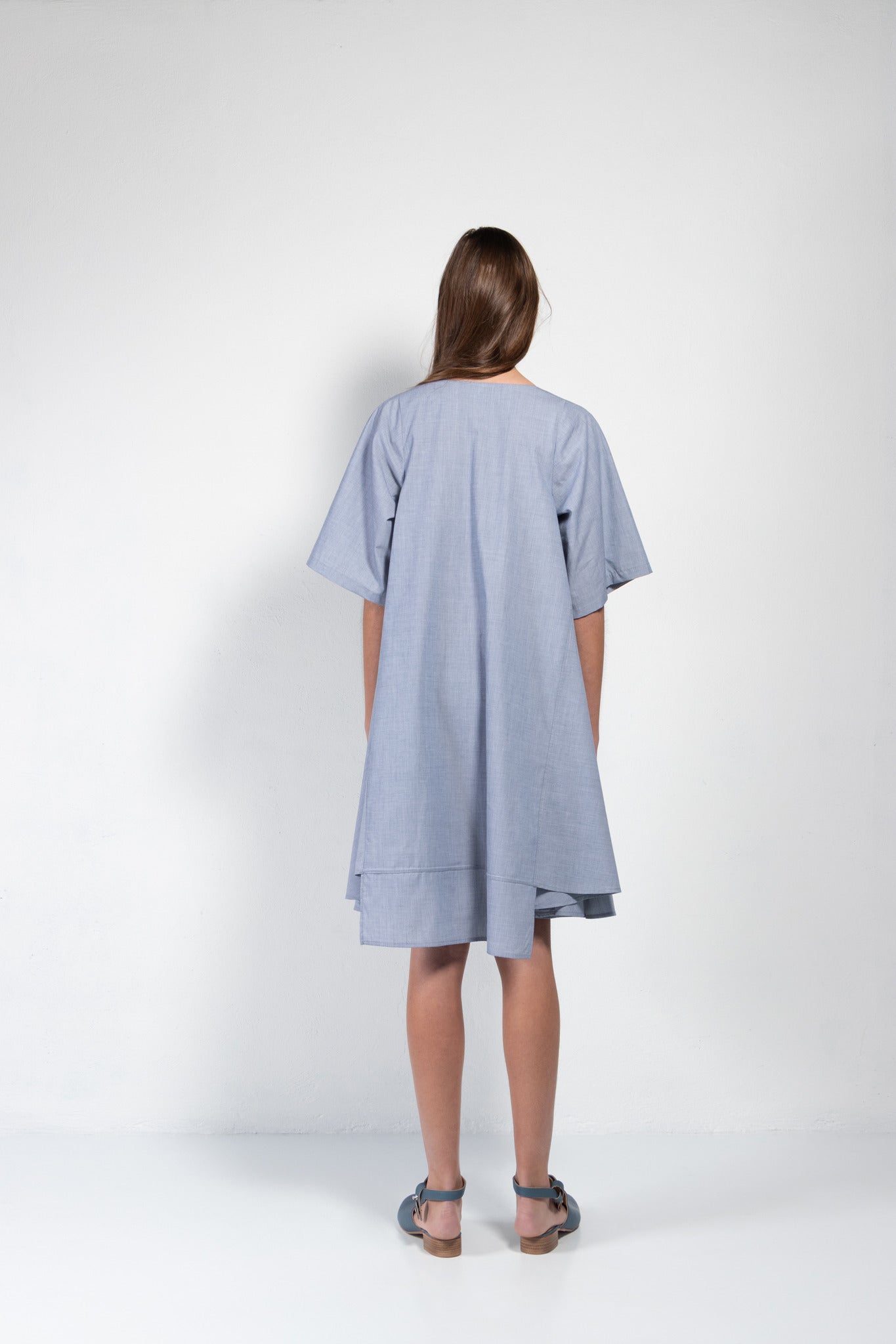 Vestido Juno en algodón jaspeado