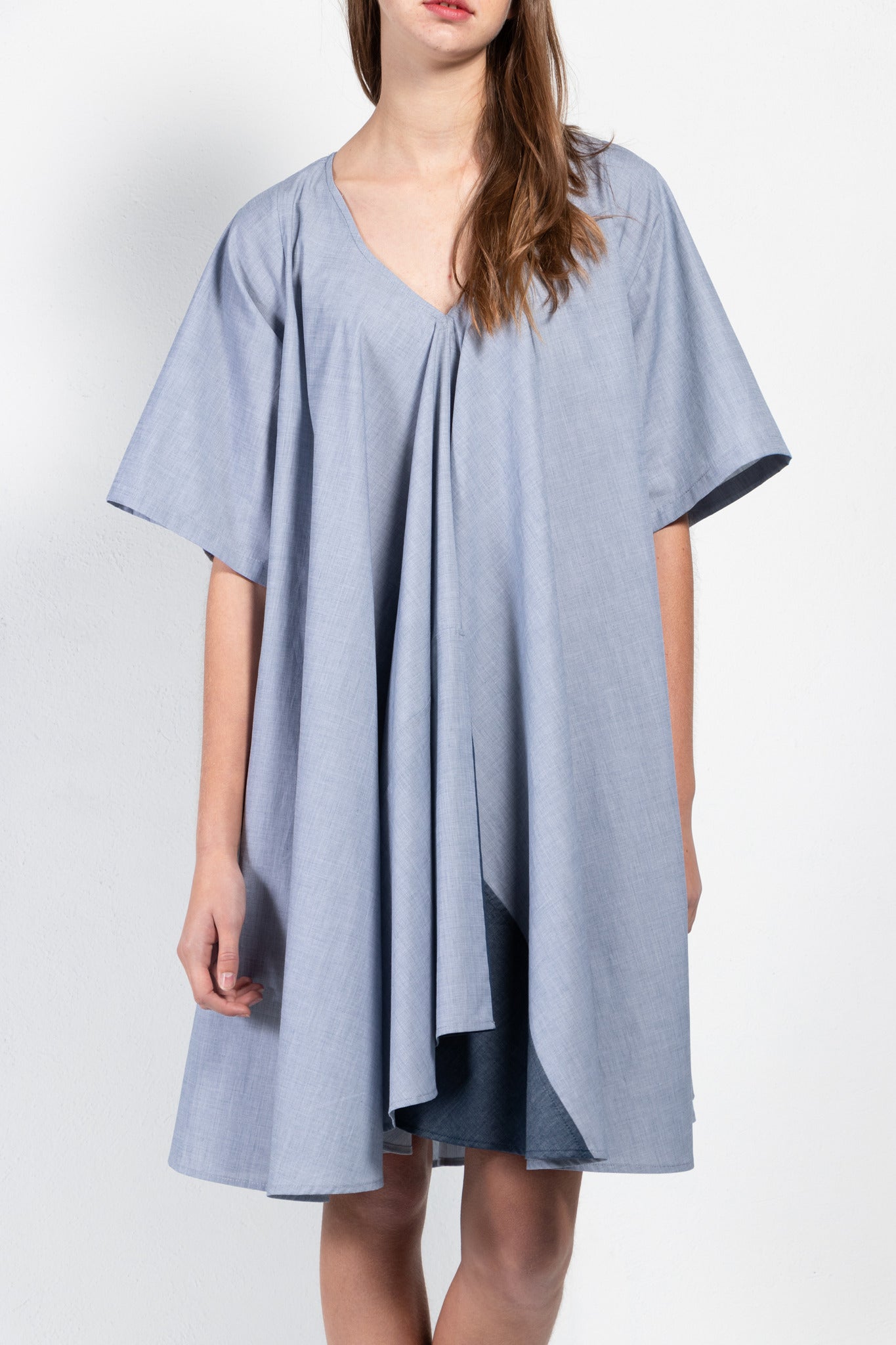 Vestido Juno en algodón jaspeado