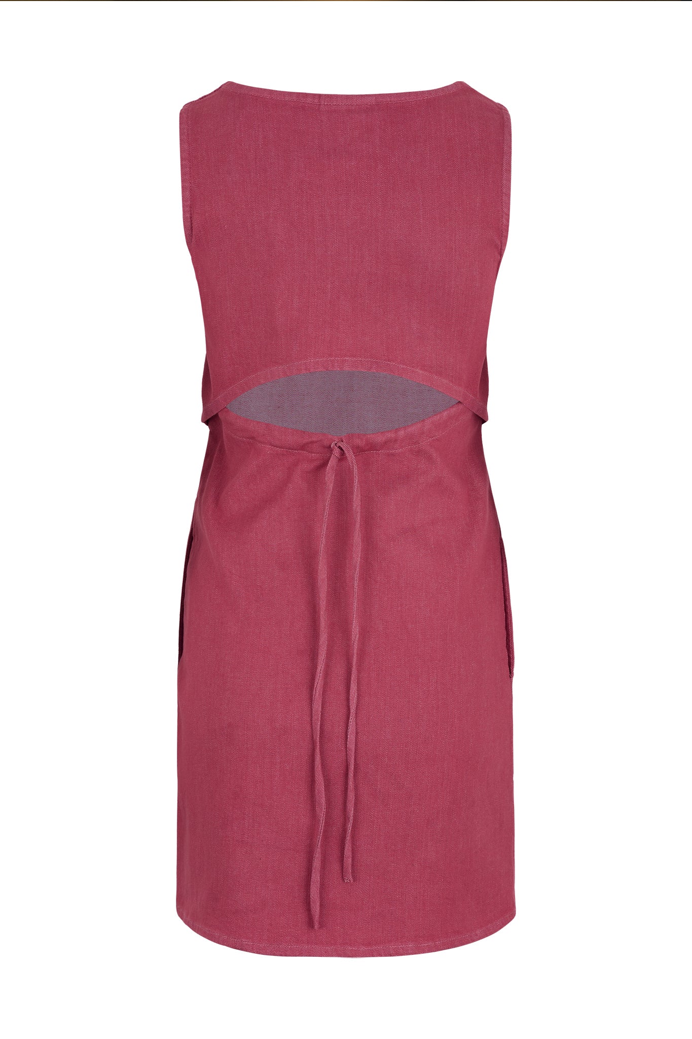 Paul Denim Open Back Shift Dress