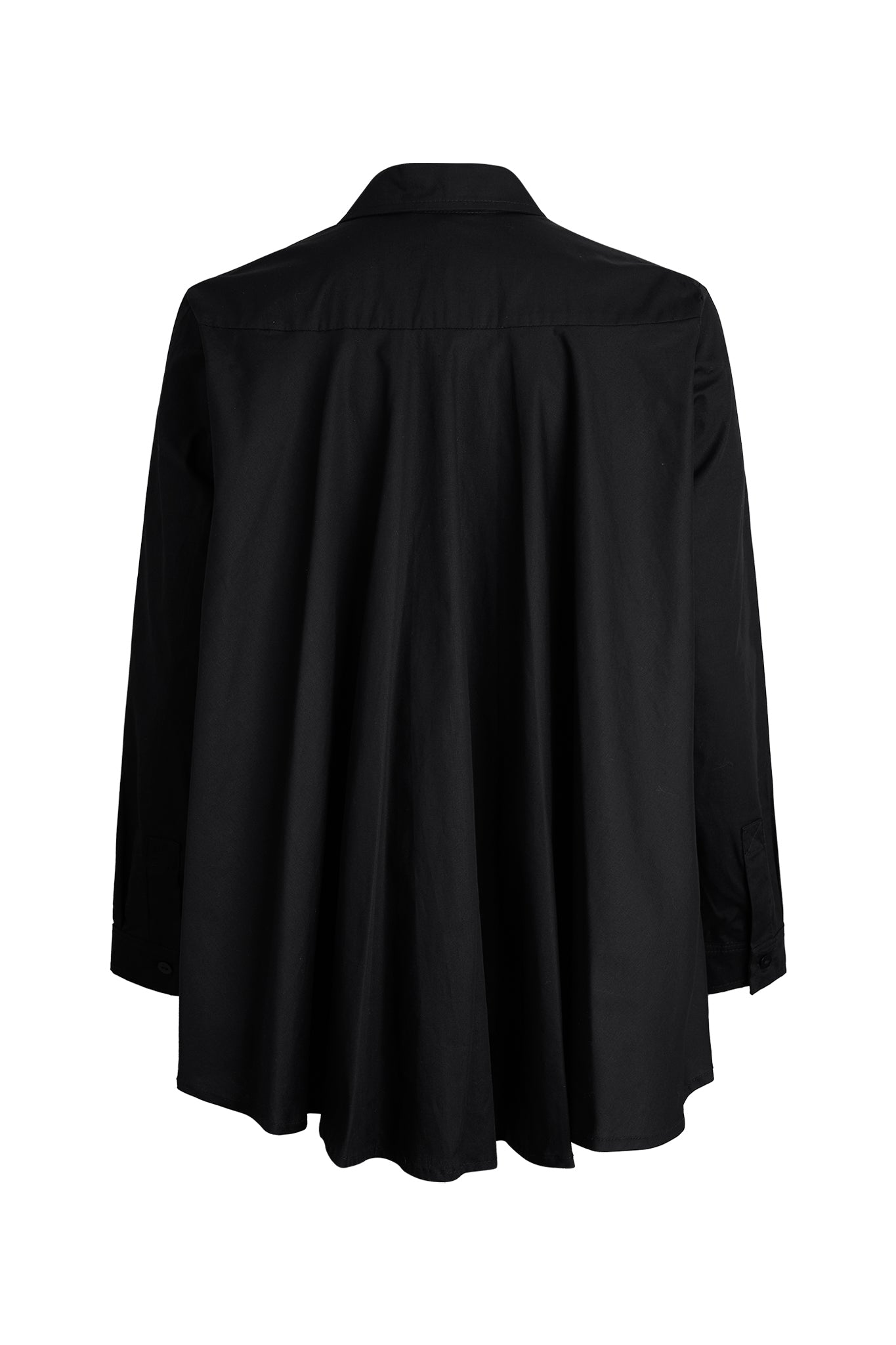 Shimomura Poplin Flare Back Shirt