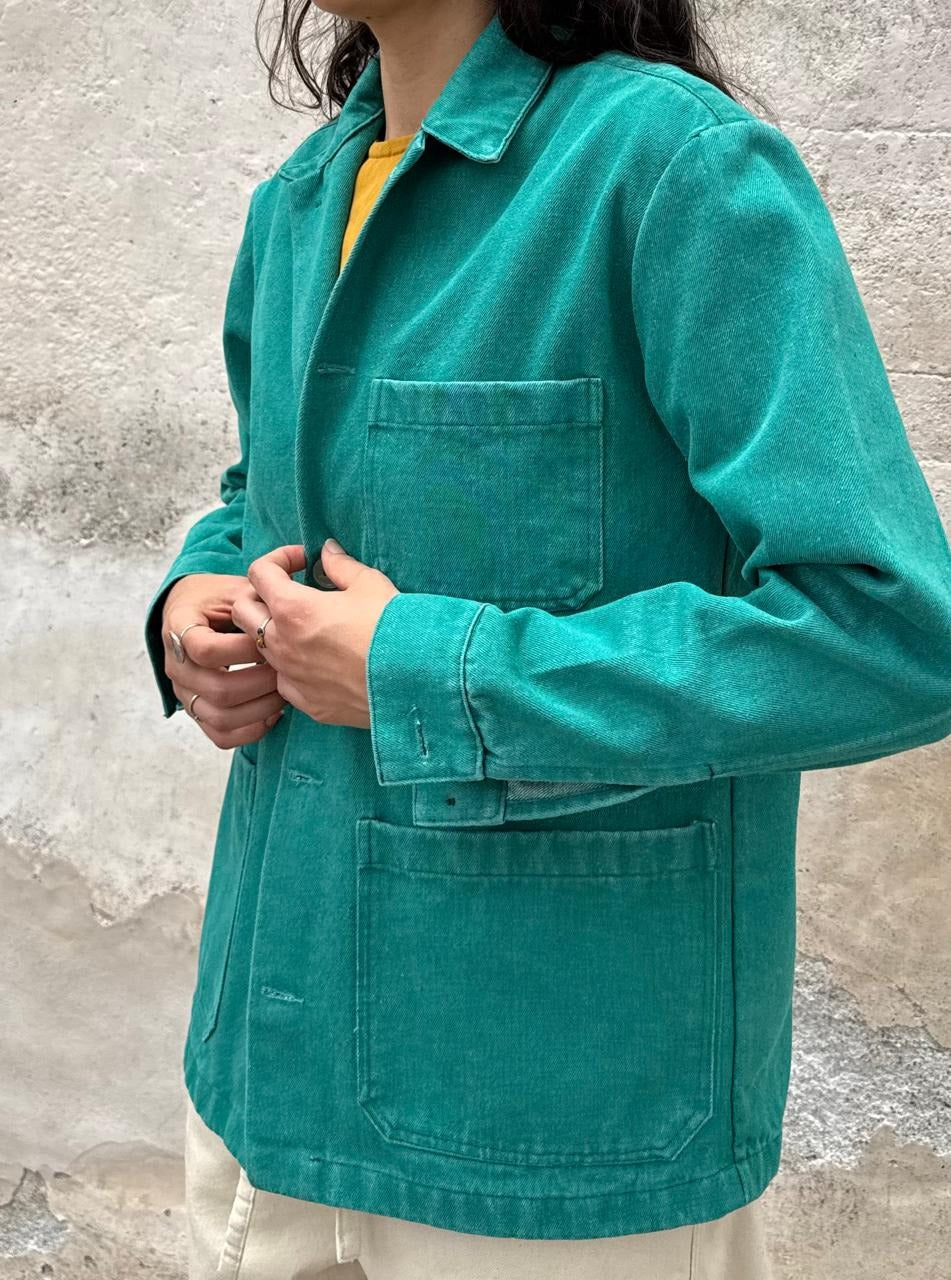 Gamma Washed Green Denim Jacket