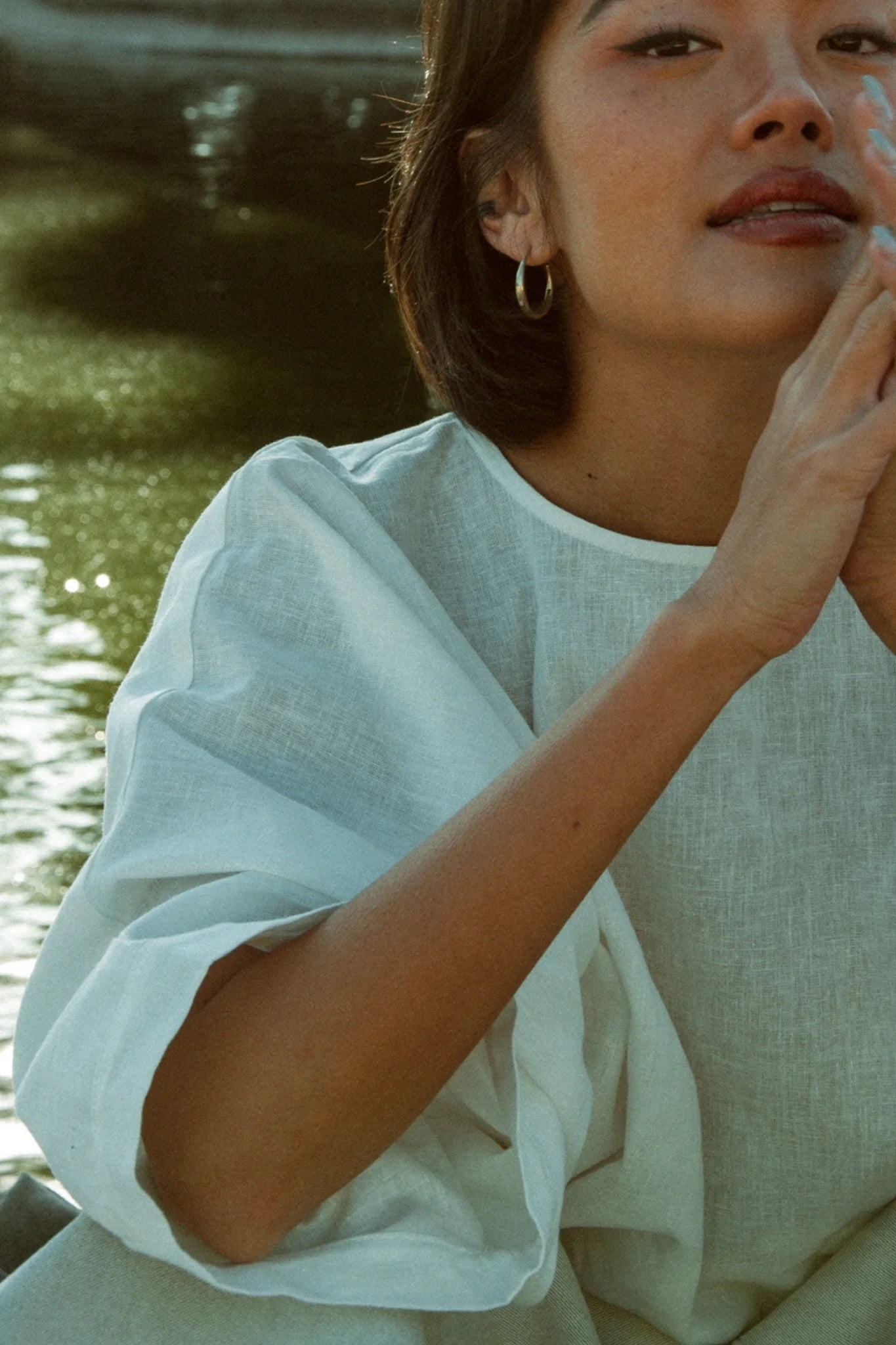 Blusa Oversized Lima en Lino