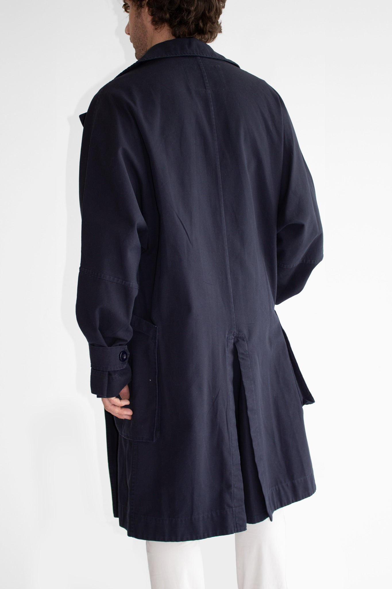 Gabardina de lona lavada con textura Macadamia
