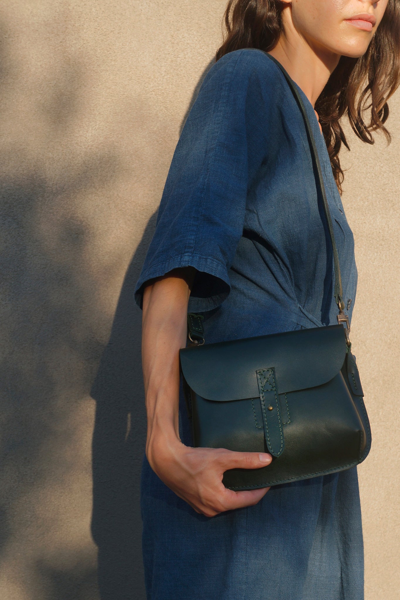 Alamo Leather Crossbody Bag