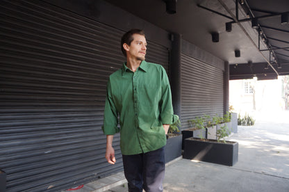 Sai Washed Twill Button-Down Shirt