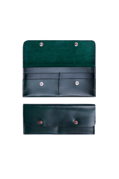 Encino Leather Snap Wallet