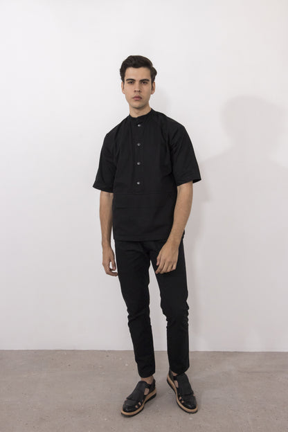 Gallium Cotton Twill Drawstring Pants