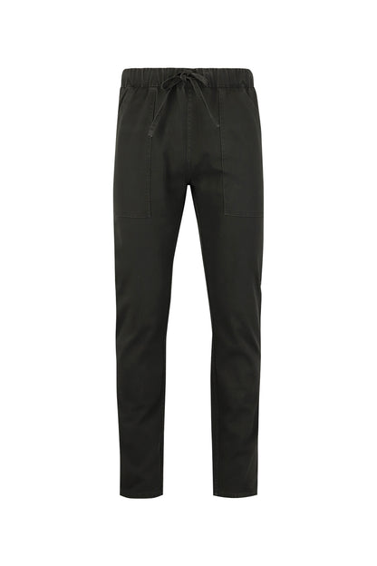Gallium Washed Cotton Twill Drawstring Pants