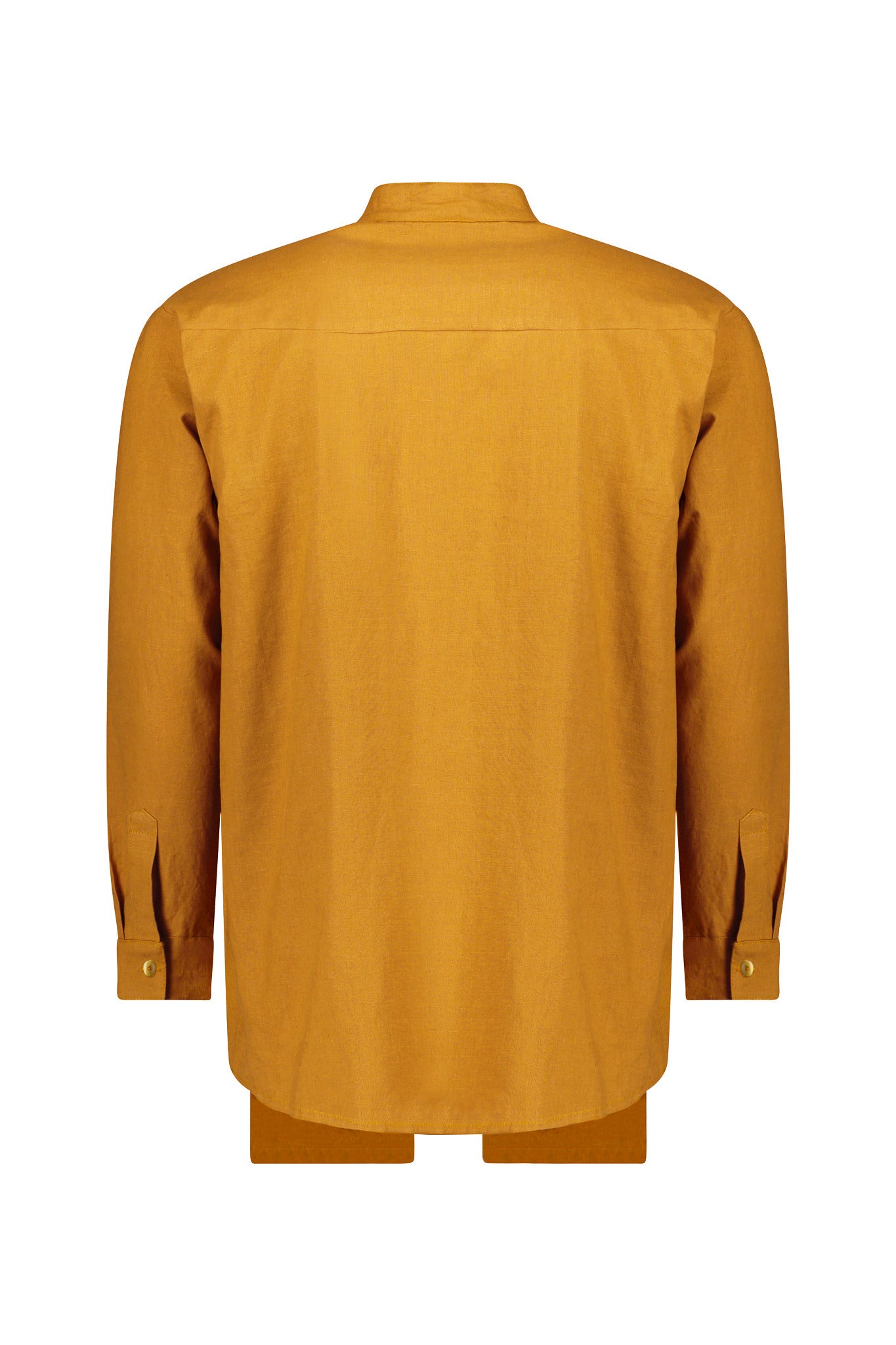 Camisa de lino con bolsillo Iodine