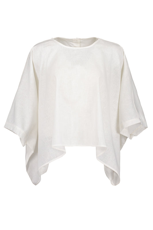 Blusa oversized de mezcla de lino Lima