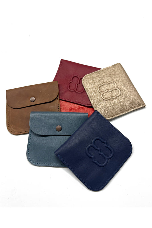 Nogal Leather Coin Pouch
