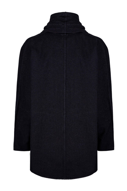 Versus Washed Denim Open Coat