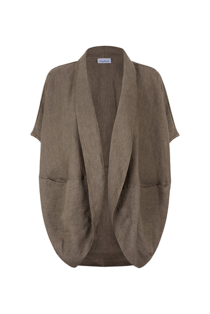 Conejito Oversized Linen Vest