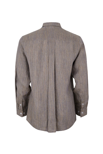 Camisa Gilmar en Lino de Rayas