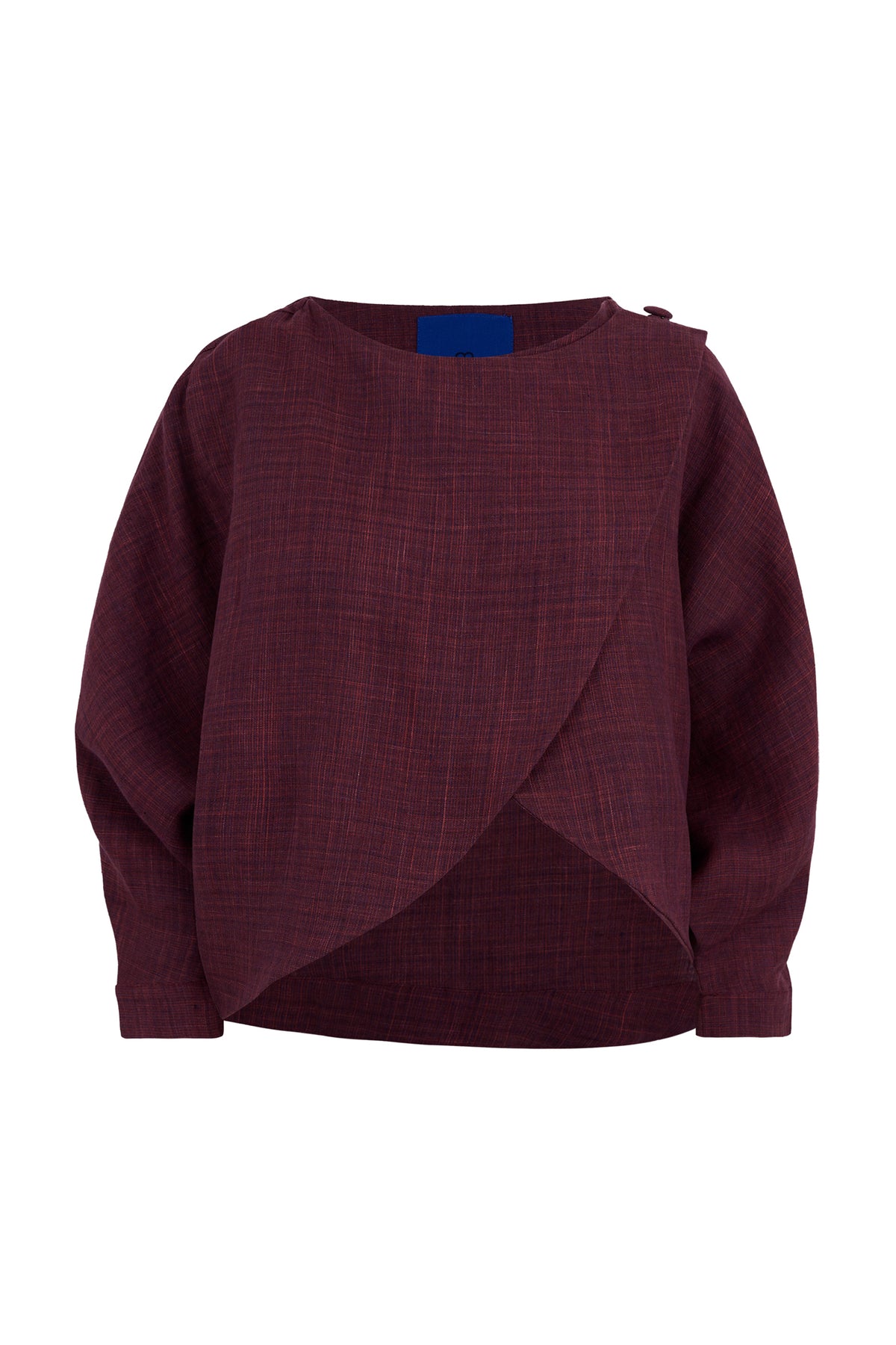 LIMITED EDITION Andrea Linen Crossover Cape Top