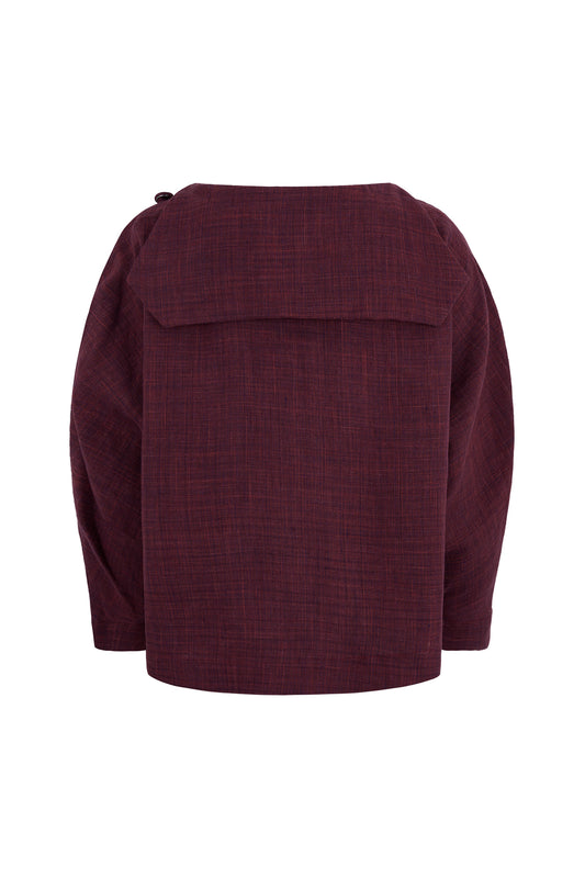 LIMITED EDITION Andrea Linen Crossover Cape Top