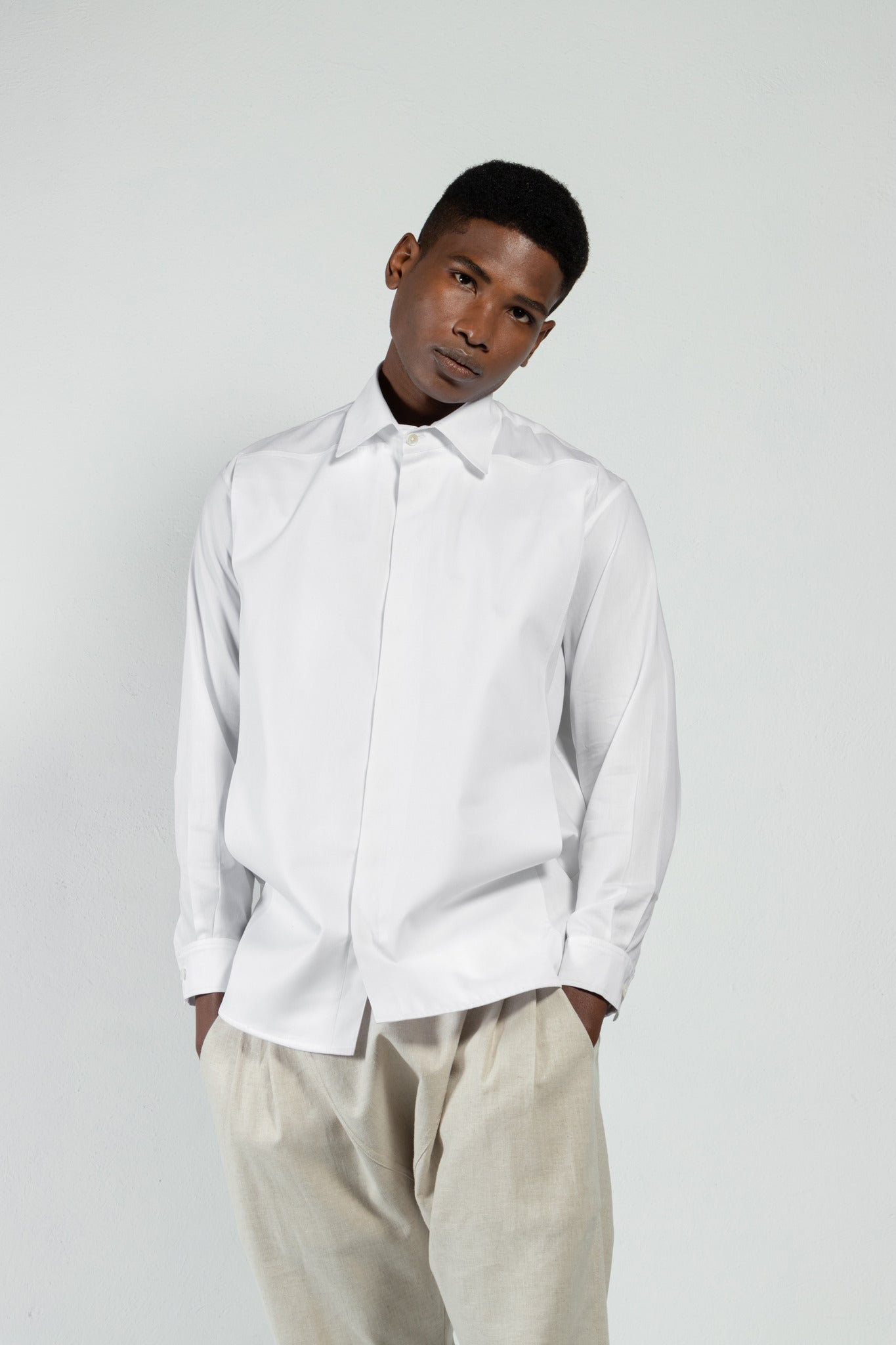 Camisa Fauno en popelina de algodón
