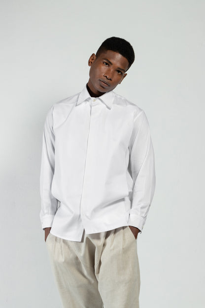 Camisa Fauno en popelina de algodón