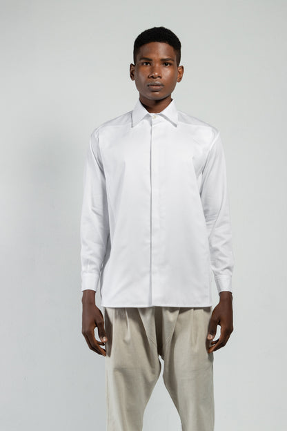 Camisa Fauno en popelina de algodón