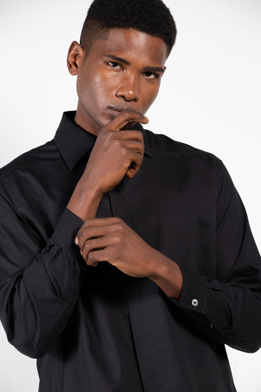 Camisa Fauno en popelina de algodón