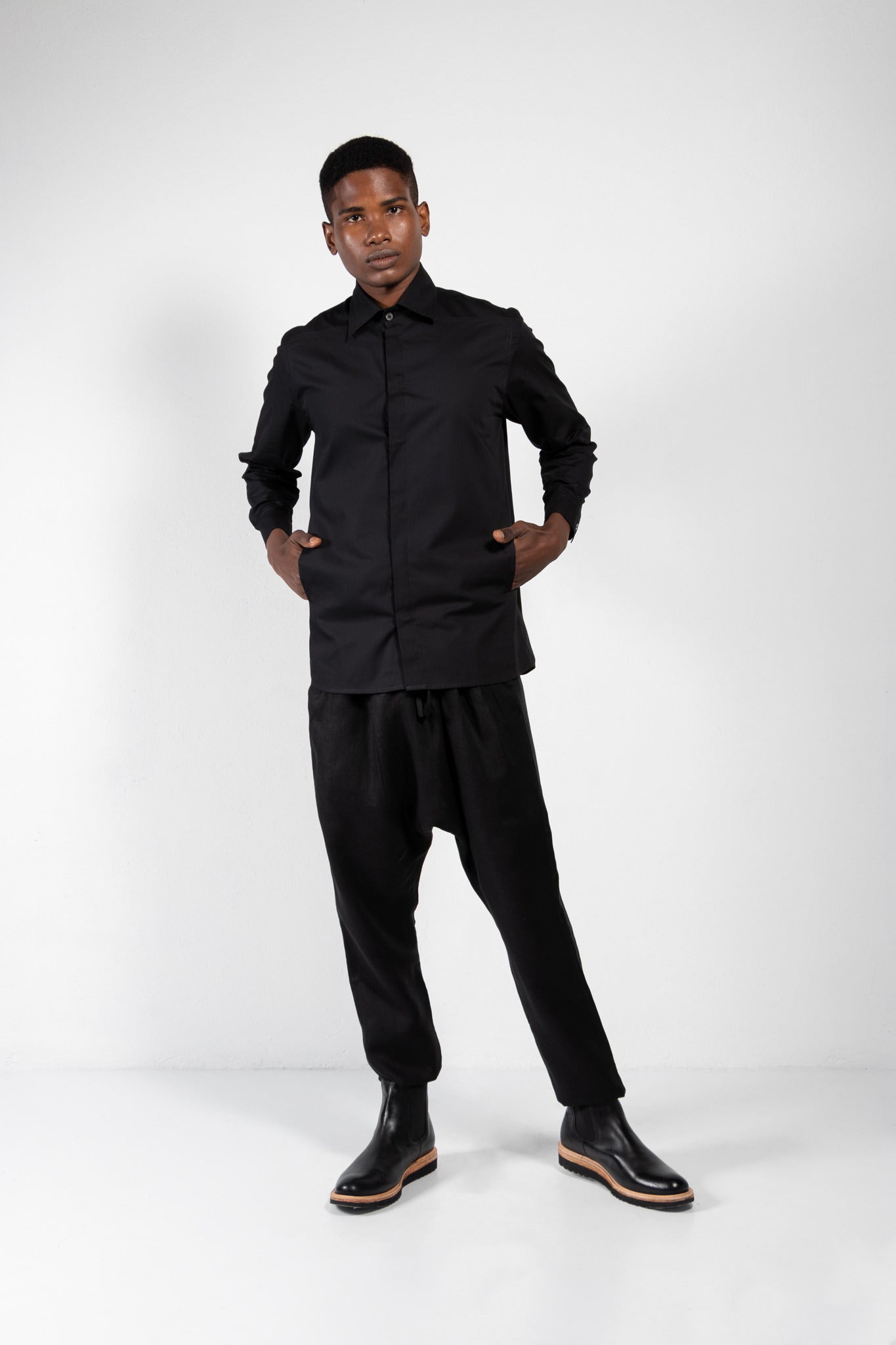 Camisa Fauno en popelina de algodón