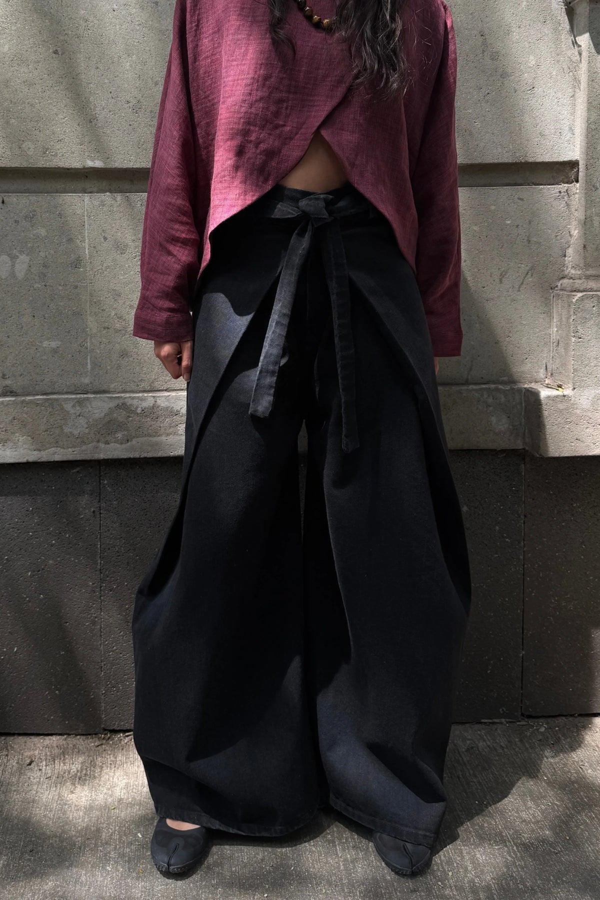 Pantalón Luca en Mezclilla Negra