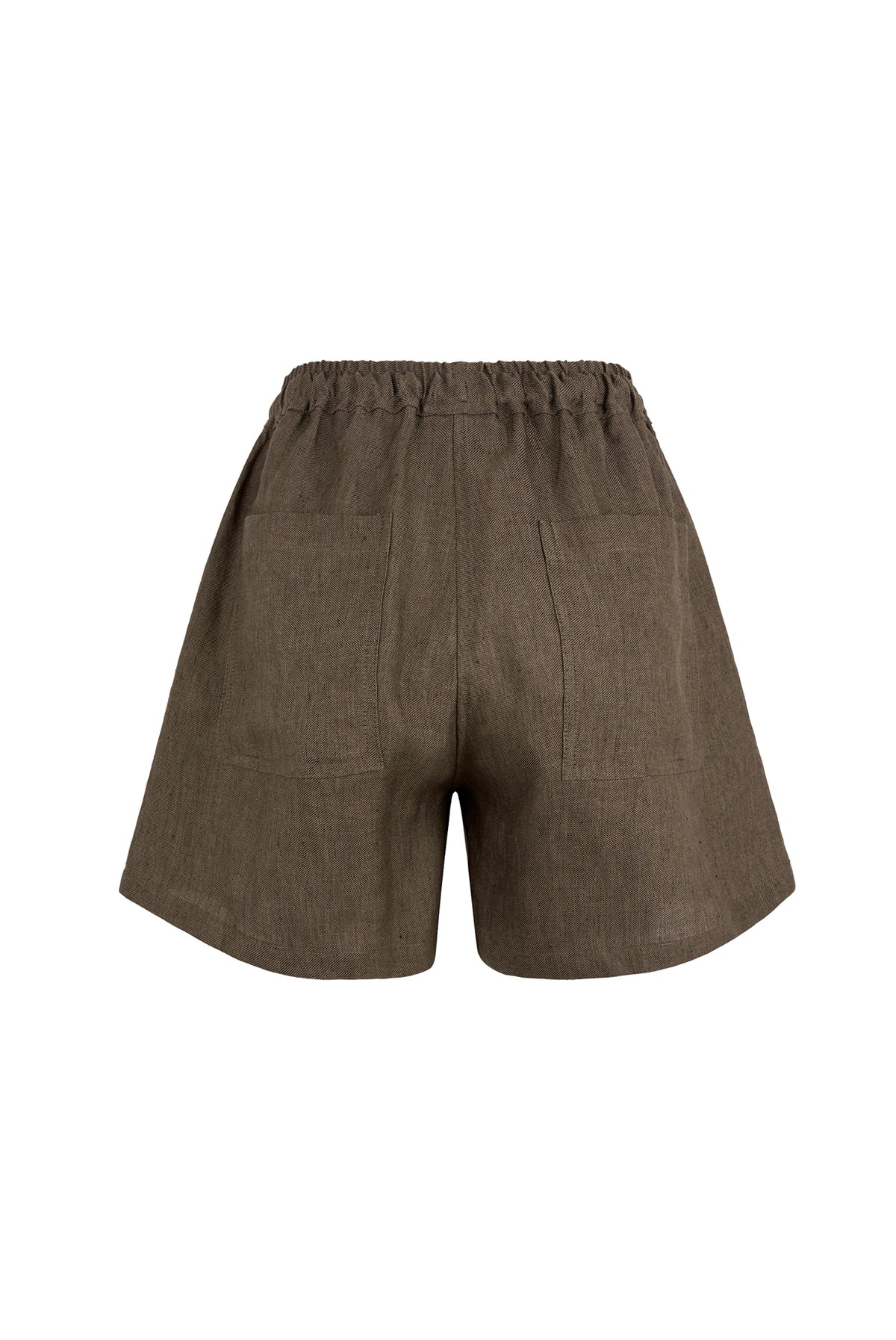 Rayenne Drawstring Waist Linen Short