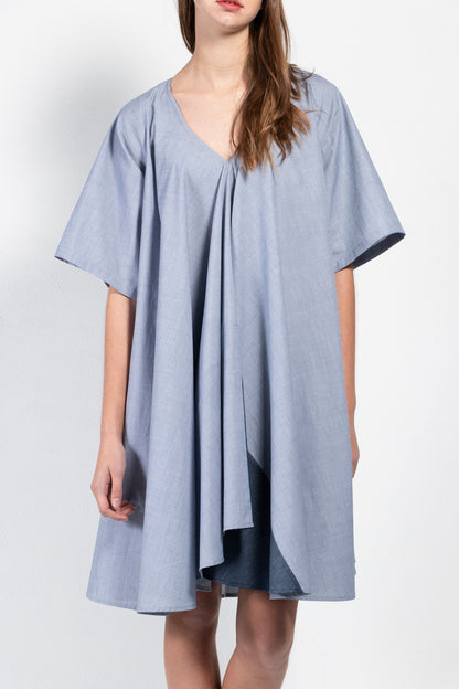 Vestido Juno en algodón jaspeado