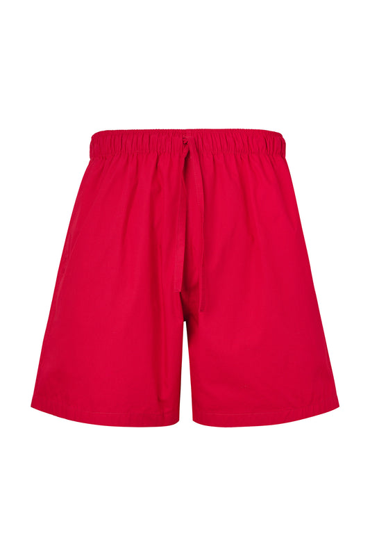 Ander Drawstring Waist Washed Poplin Short