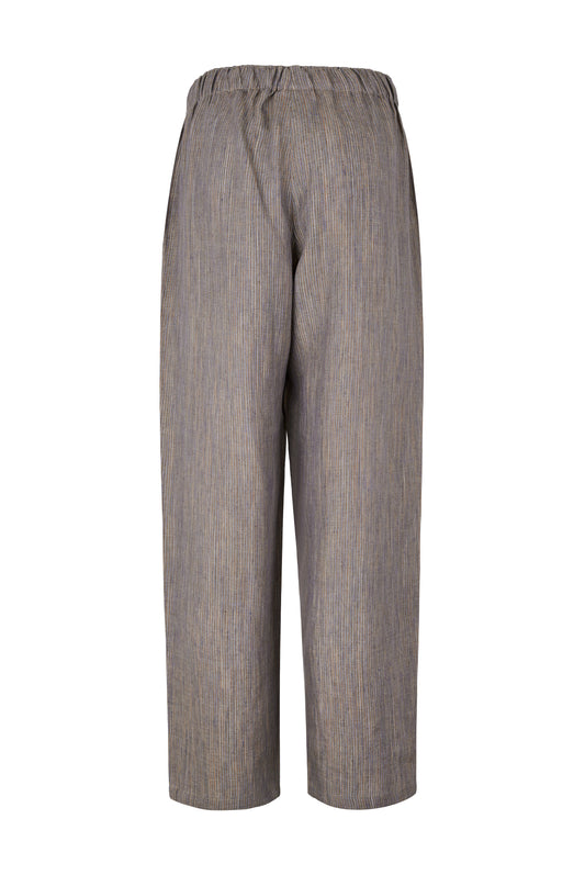 Ander Striped Linen Elastic Waist Pants
