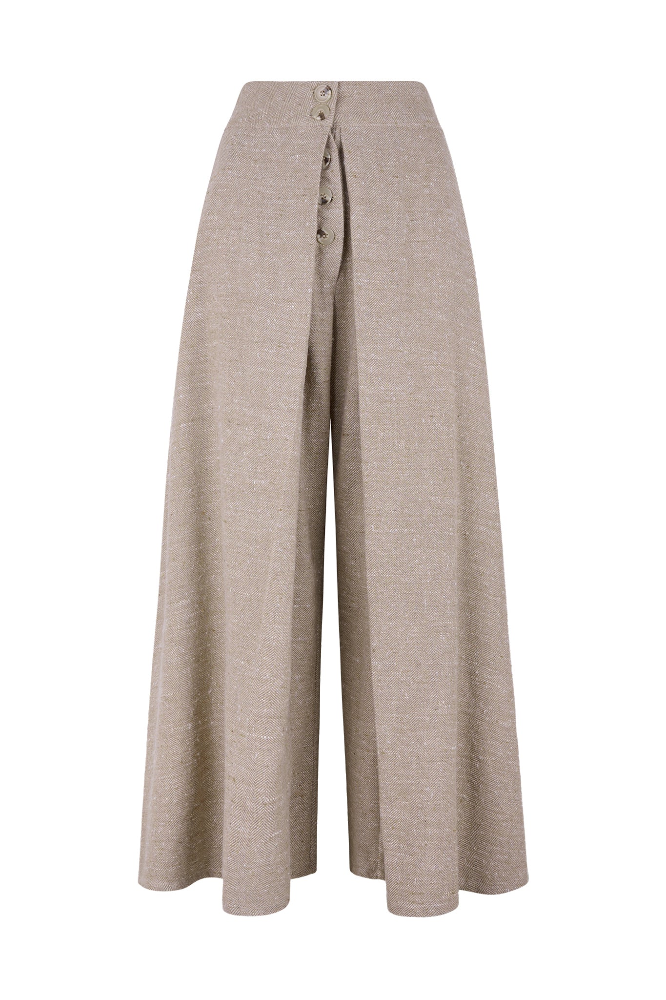 LIMITED EDITION Delta Full Length Wool Blend Skirt Pants