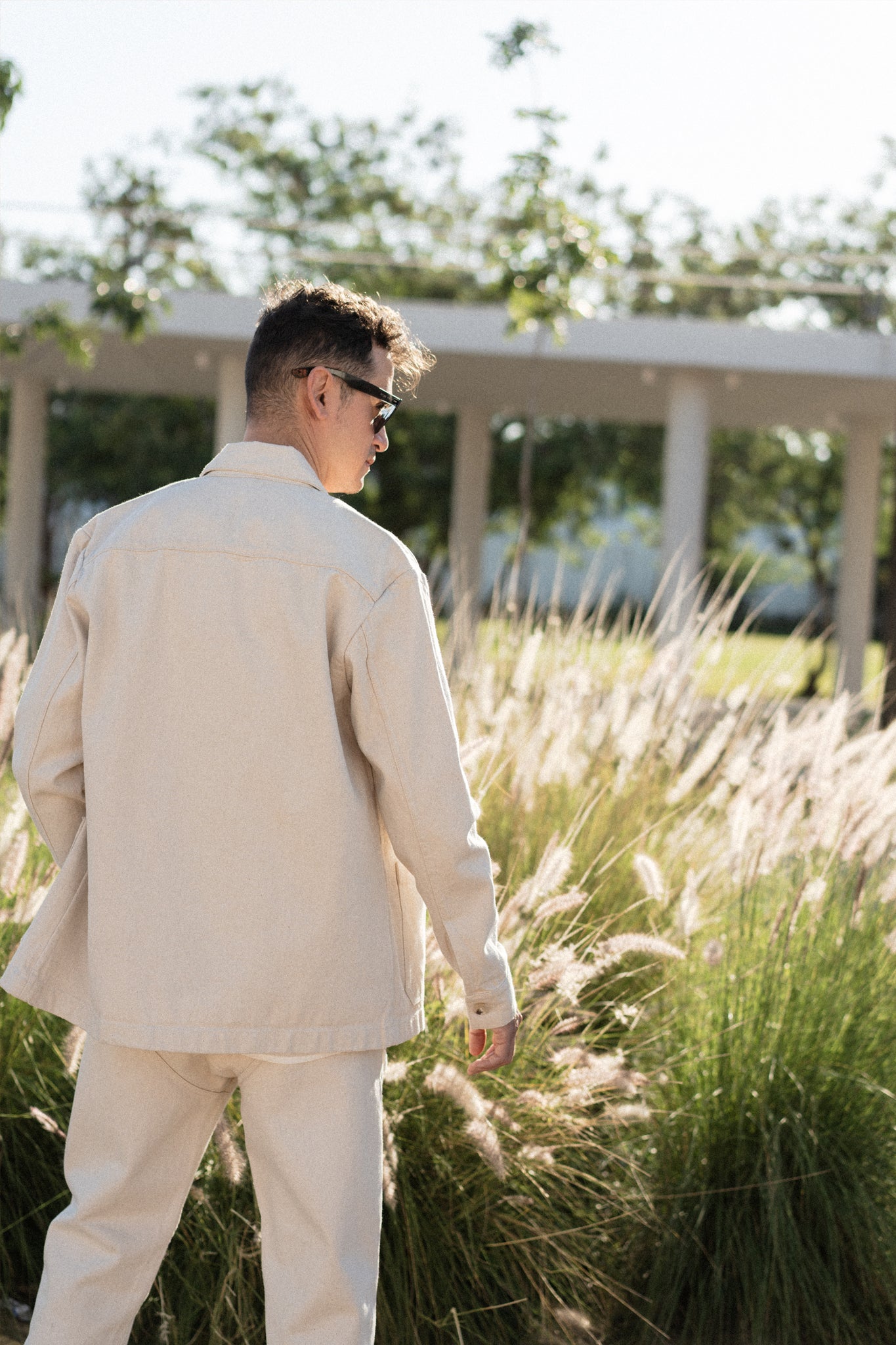 Gamma Washed Ivory Denim Jacket