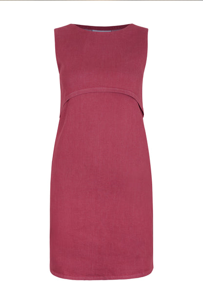 Paul Denim Open Back Shift Dress