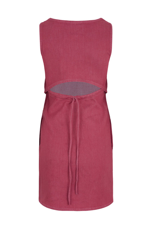 Paul Denim Open Back Shift Dress