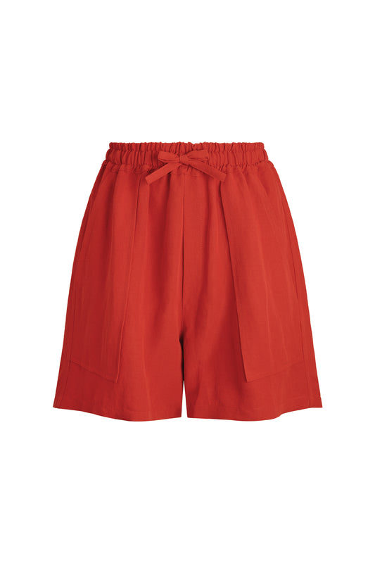Rayenne Drawstring Waist Linen Blend Short