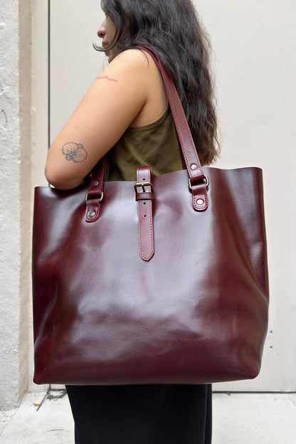Fresno Leather Totebag