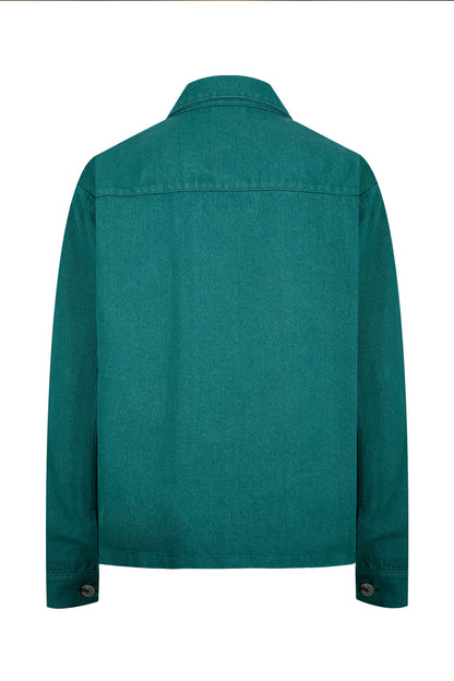 Gamma Washed Green Denim Jacket