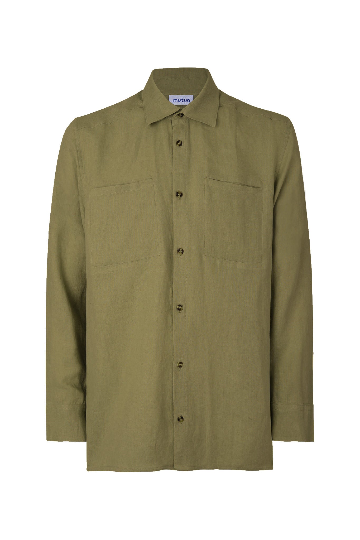 Camisa de botones en cañamo Gilmar