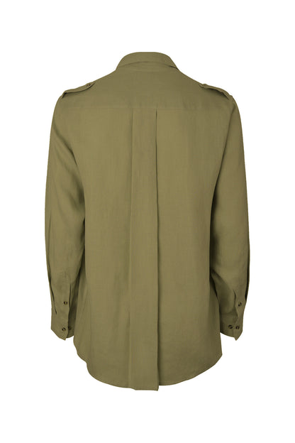 Camisa de botones en cañamo Gilmar